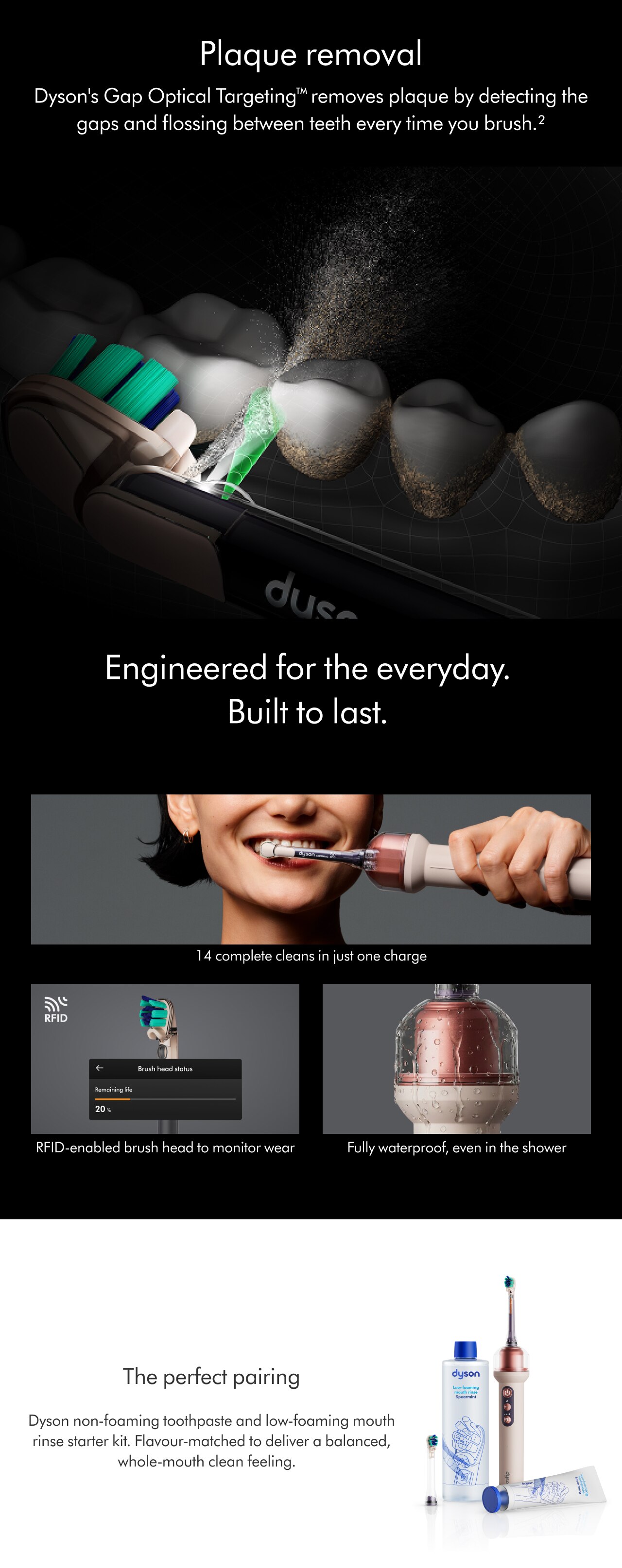 DYSON CameraJet™ electric toothbrush with flosser