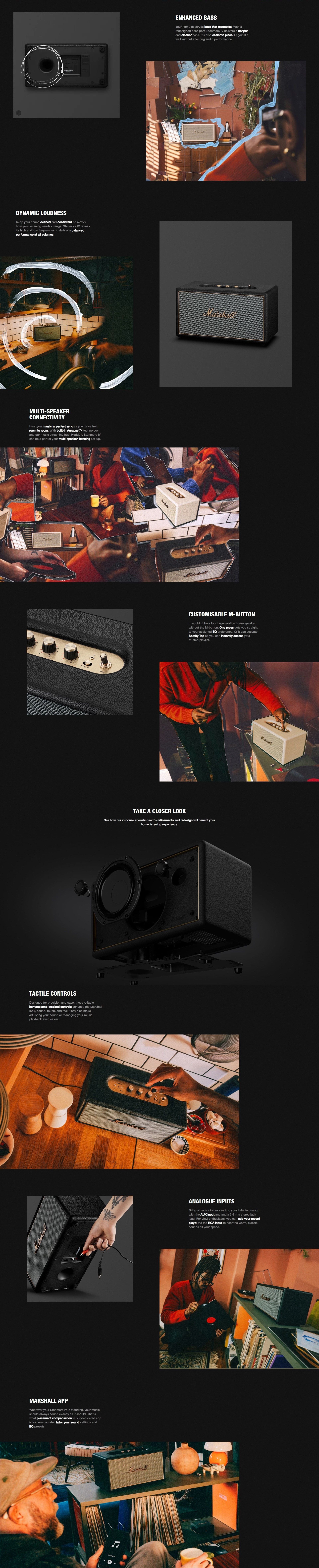 Marshall 馬歇爾 Stanmore IV 藍牙家用喇叭