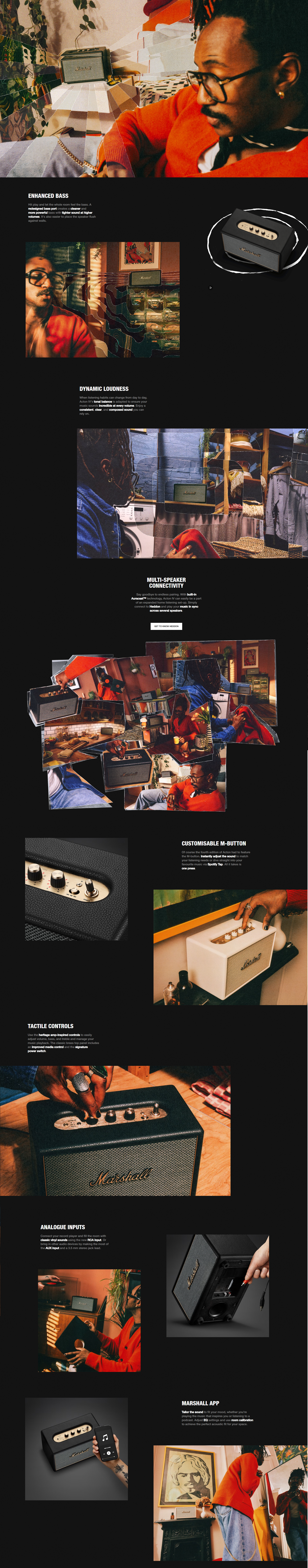Marshall Acton IV Bluetooth Home Speaker