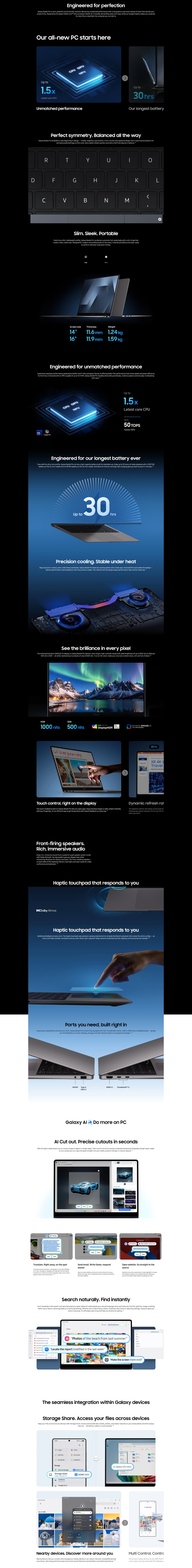 SAMSUNG Galaxy Book6 Pro Notebook