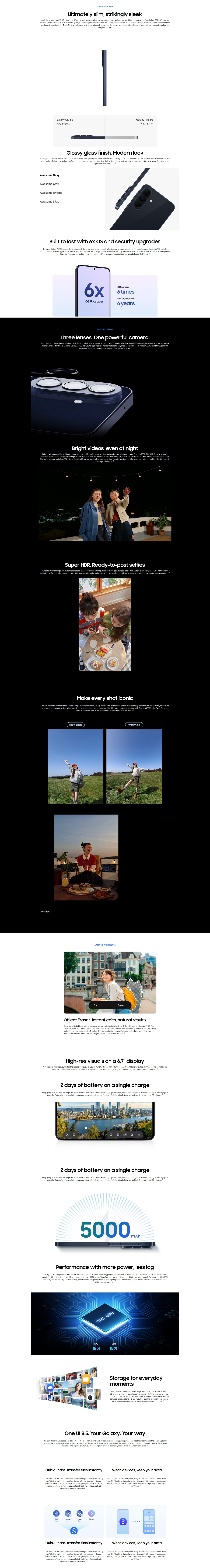 SAMSUNG Galaxy A57 Smartphone