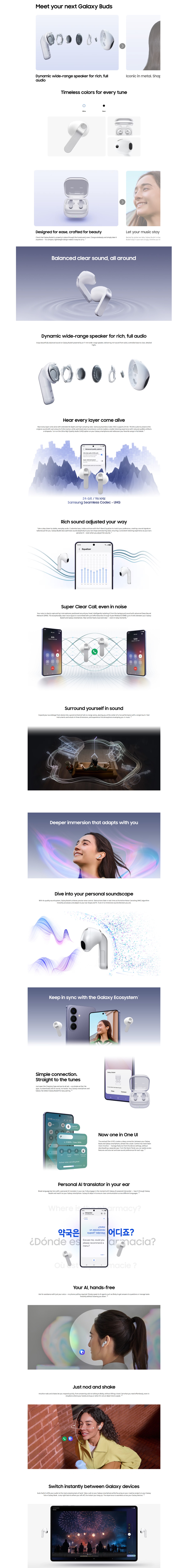 SAMSUNG Galaxy Buds4 Headphone