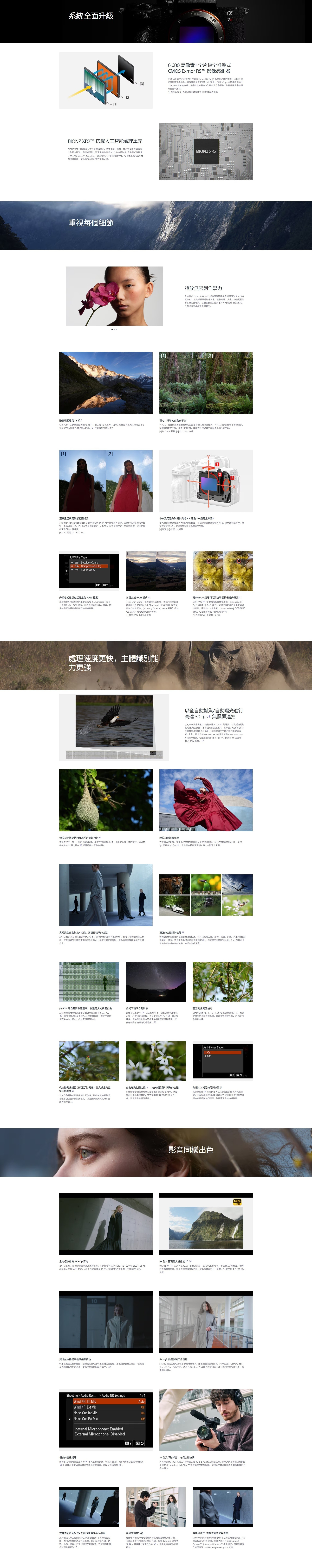 SONY 索尼 A7R VI 全片幅高解像度相機 (ILCE-7RM6)