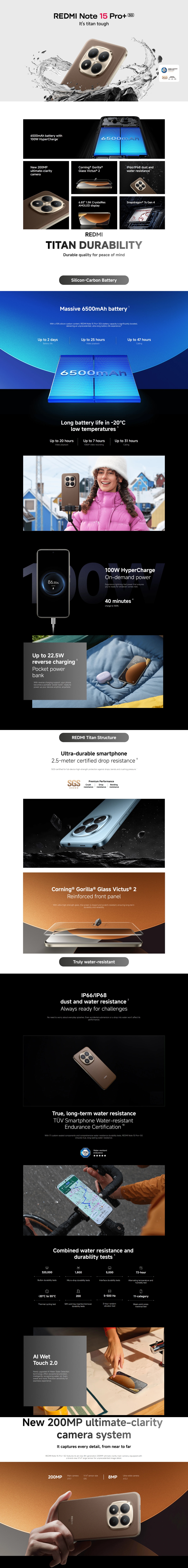 Redmi Note 15 Pro+ Smartphone
