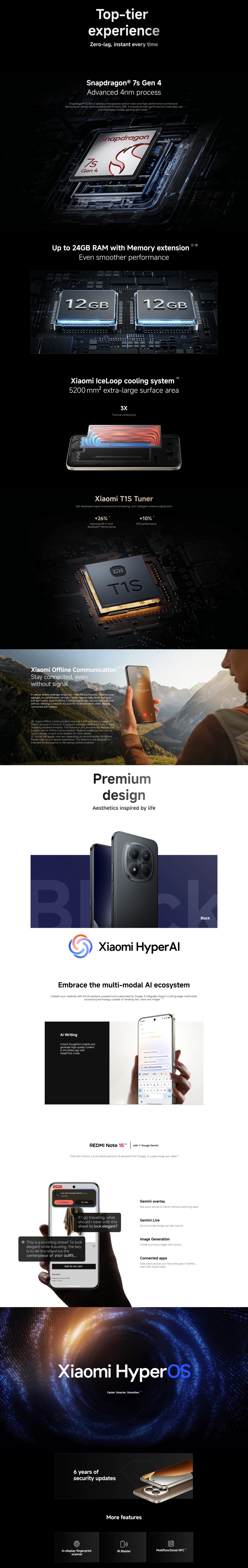 Redmi Note 15 Pro+ Smartphone