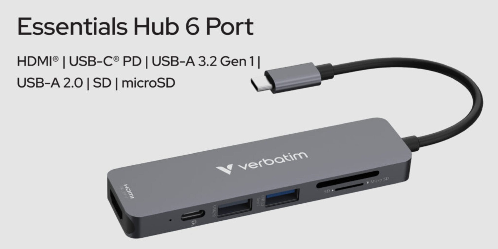 ACER 宏碁 Essentials USB-C 6 端口擴展器 #32156