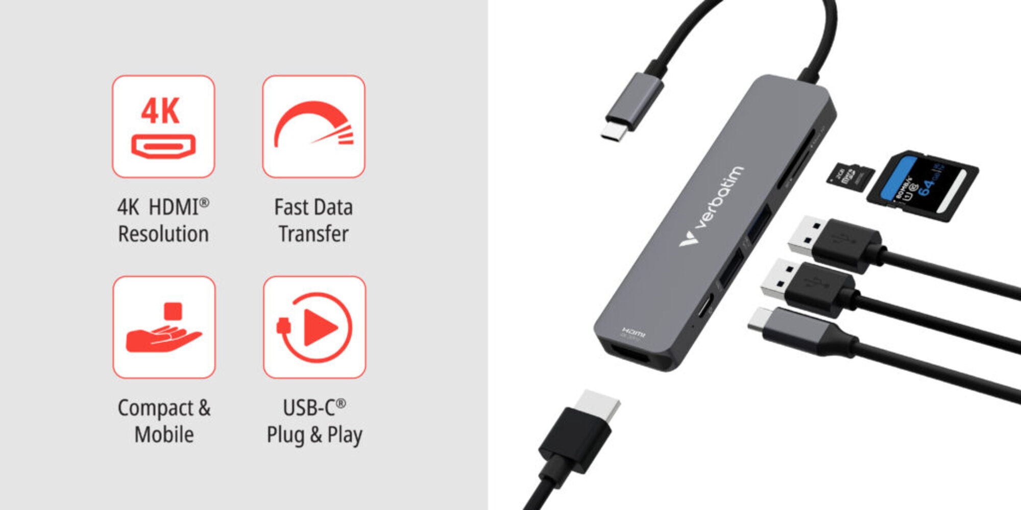 ACER 宏碁 Essentials USB-C 6 端口擴展器 #32156