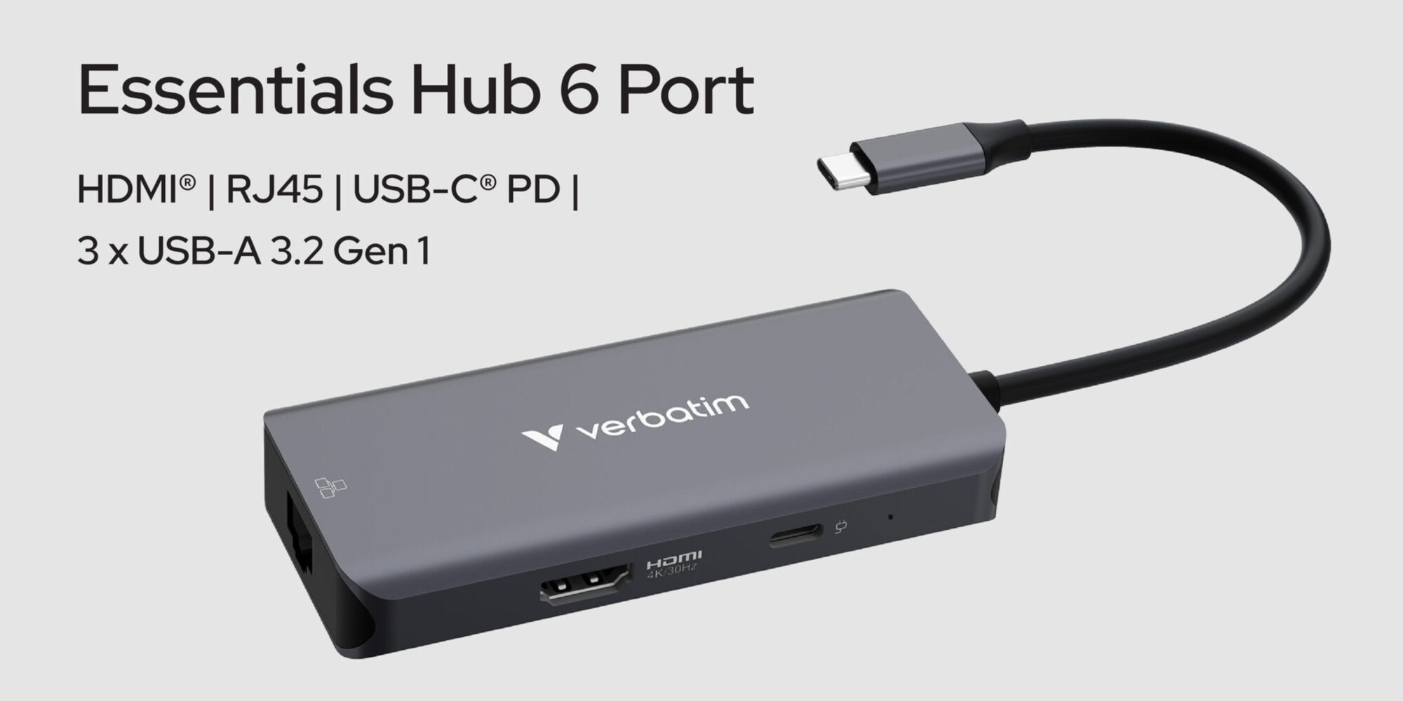 ACER 宏碁 Essentials USB-C 6 端口擴展器附 RJ45 #32158