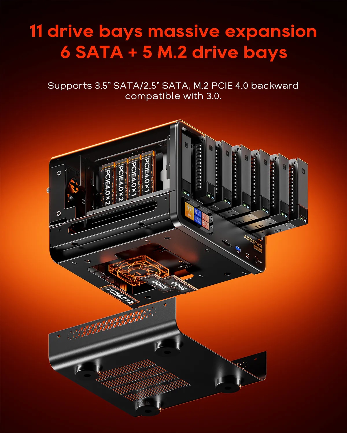 AOOSTAR WTR MAX NAS 迷你電腦準系統 (此產品並不包括 RAM、儲存裝置及 Windows系統)