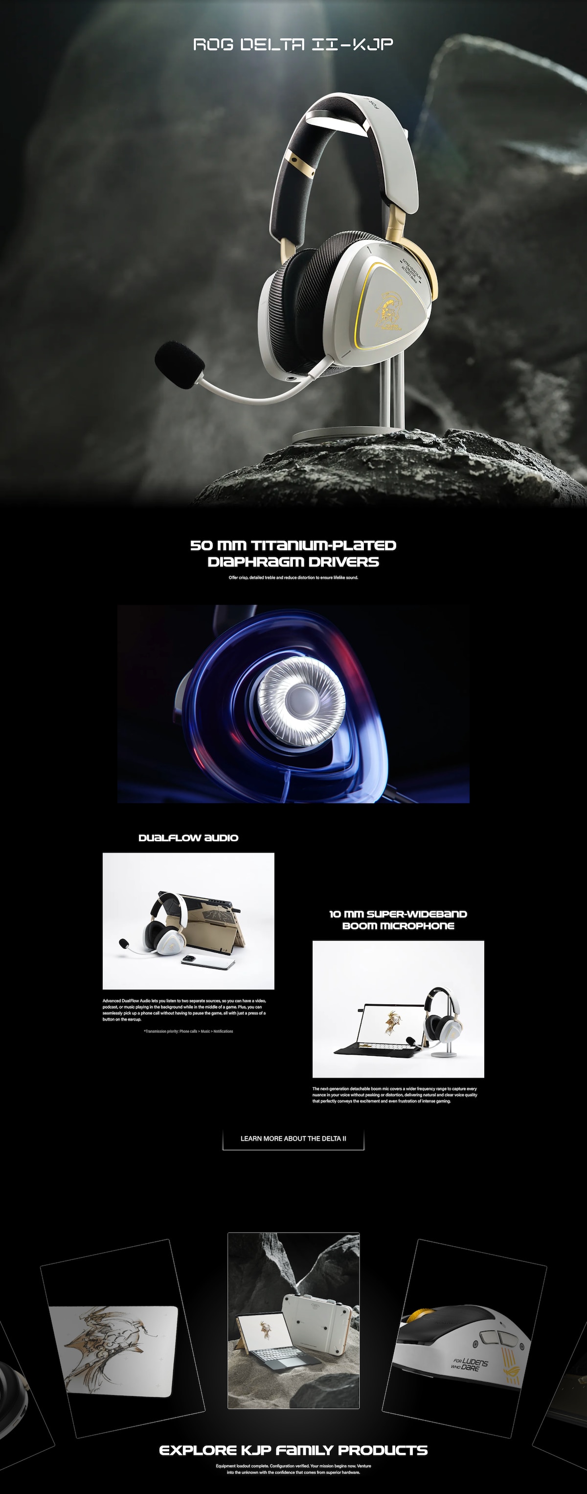 ASUS ROG Delta II-KJP Gaming Heatset