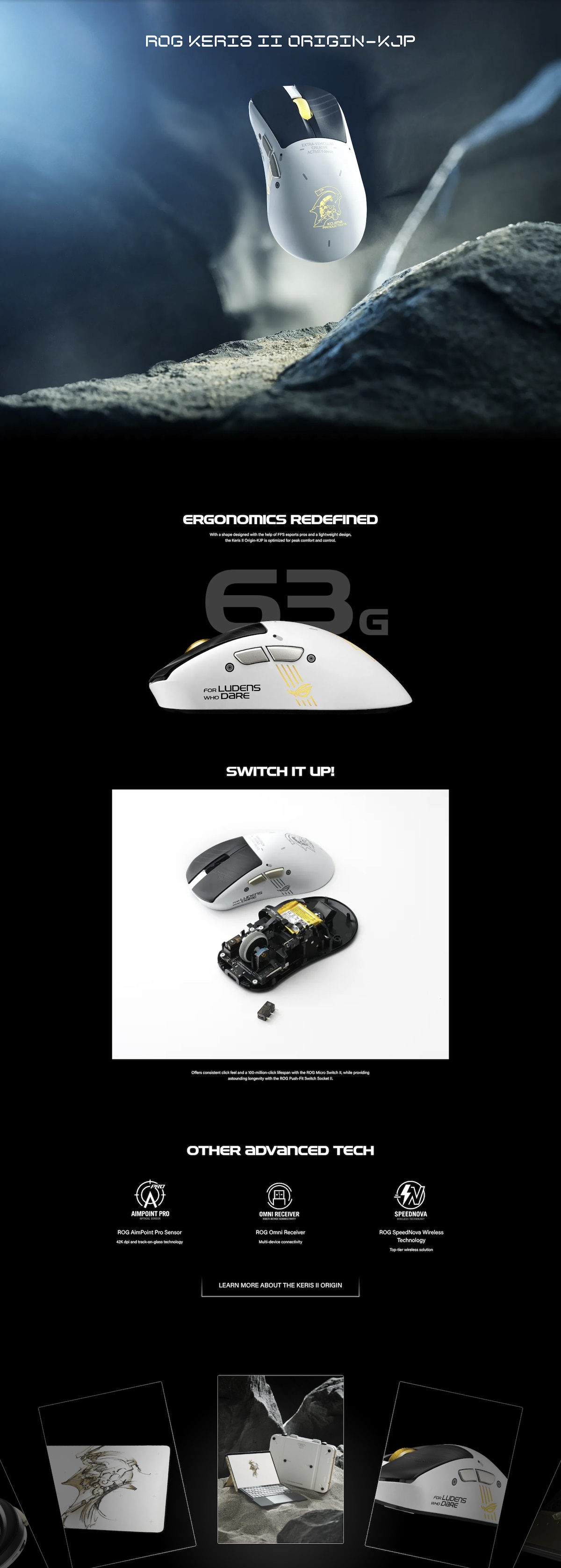ASUS ROG Keris II Origin-KJP Gaming Mice