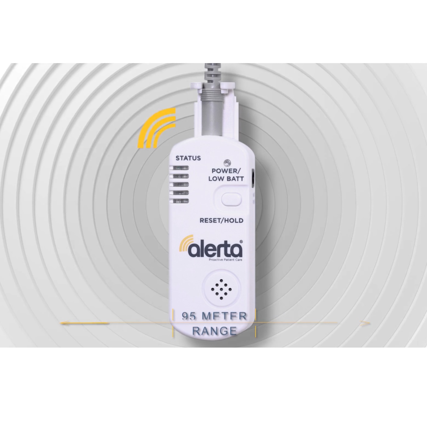 Alerta Wireless Bed Alertamat with wall point receiver set