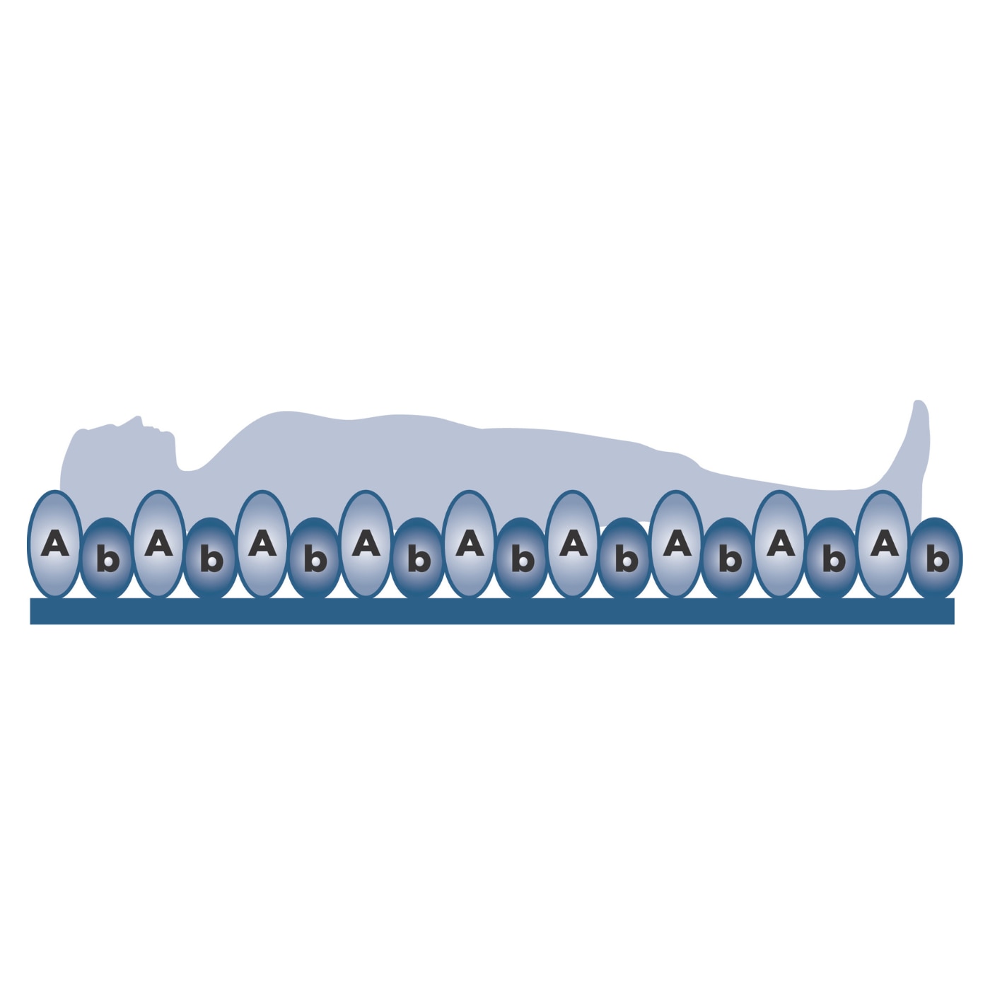 Alerta Bubble 2 overlay alternating pressure relieving mattress system