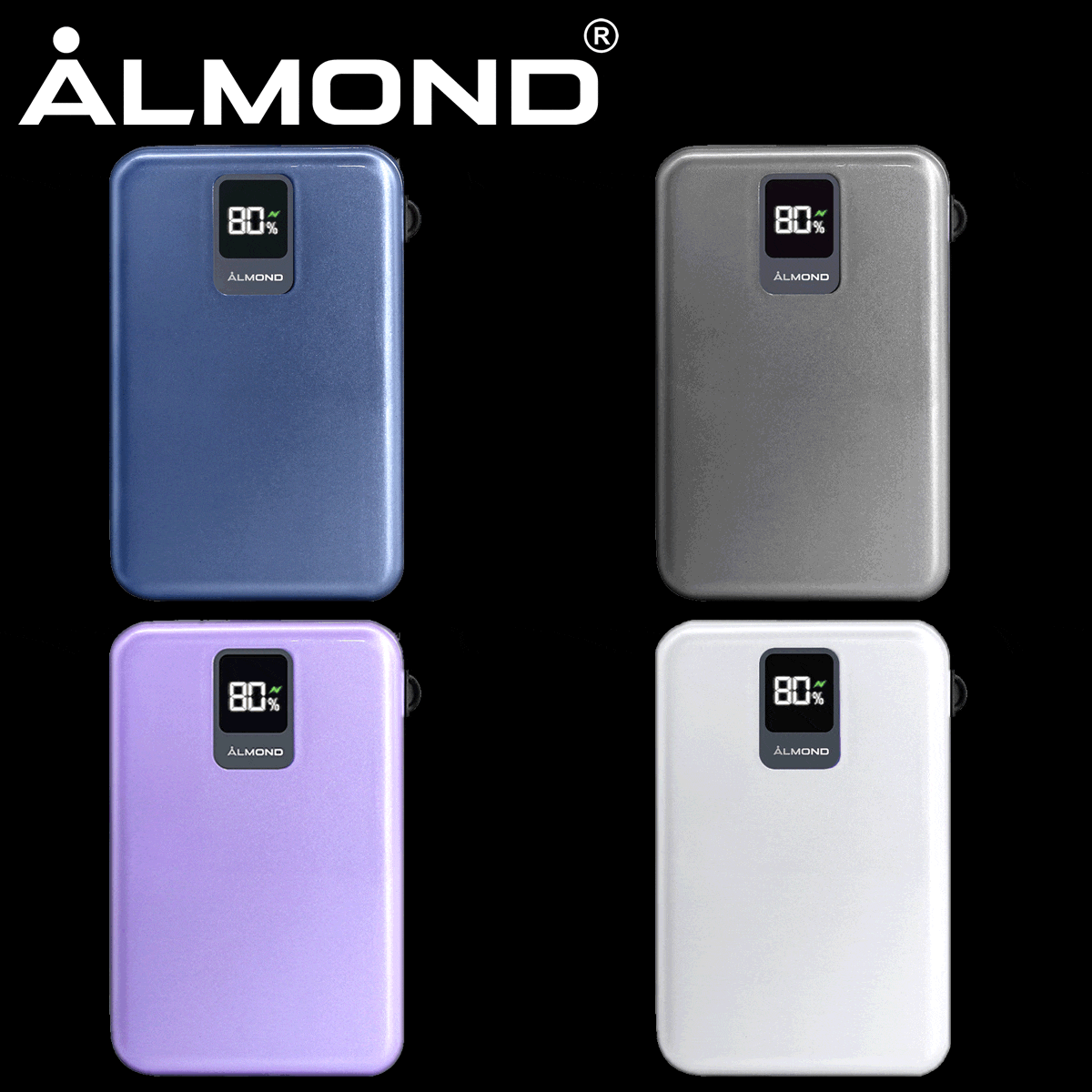 Almond BC-10S Build-In Type-C PD 22.5W 10000mAh PowerBank