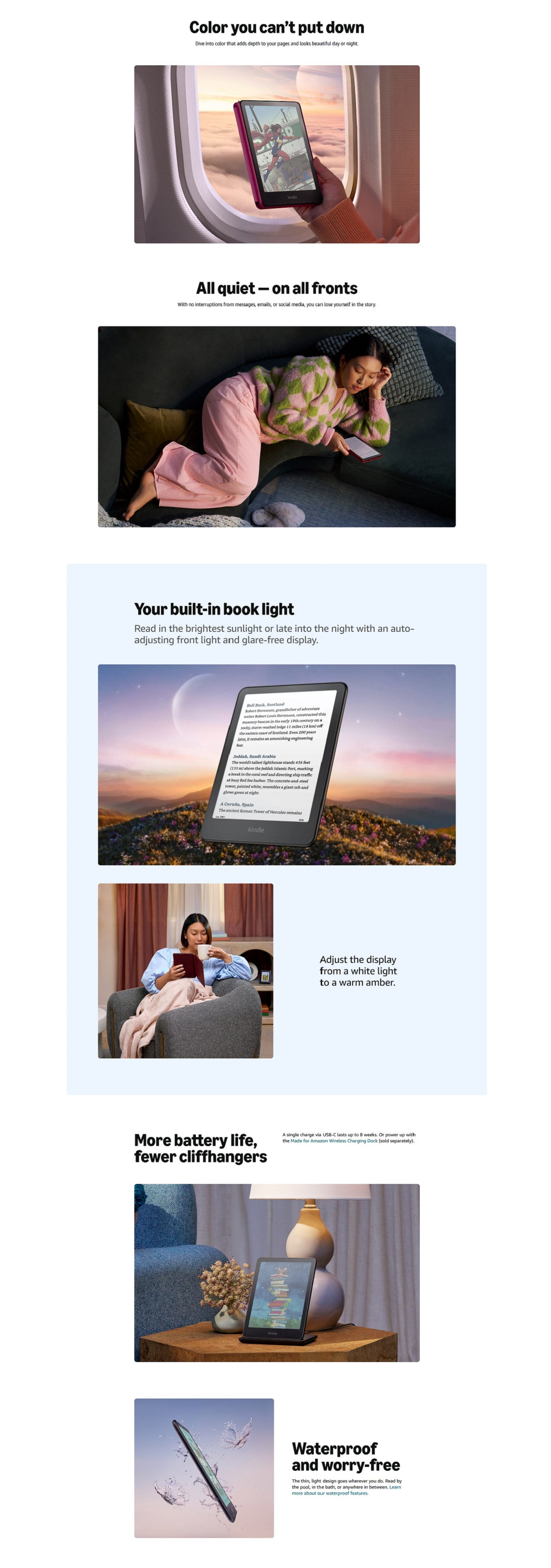 Amazon 亞馬遜 Kindle Colorsoft Signature Edition (1st Generation) 2024 電子書閱讀器