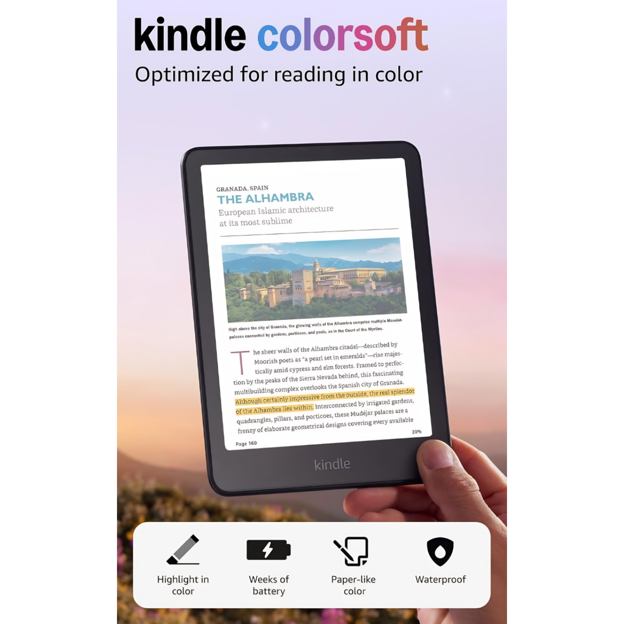 Amazon Kindle Colorsoft 2025 e-reader