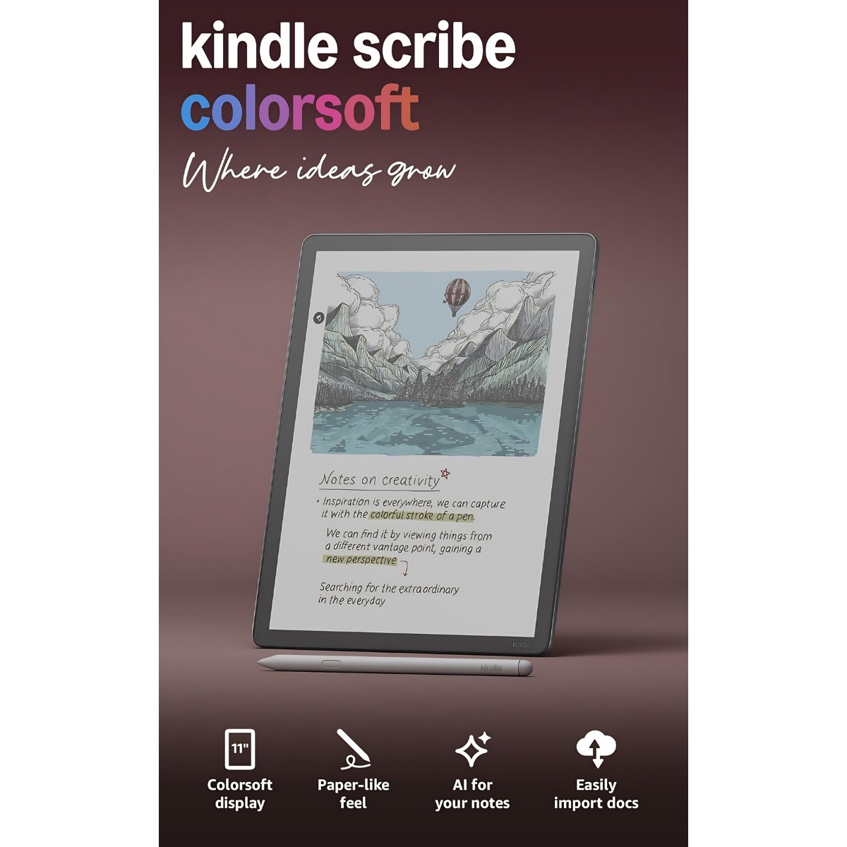 Amazon Kindle Scribe Colorsoft (1st Generation)