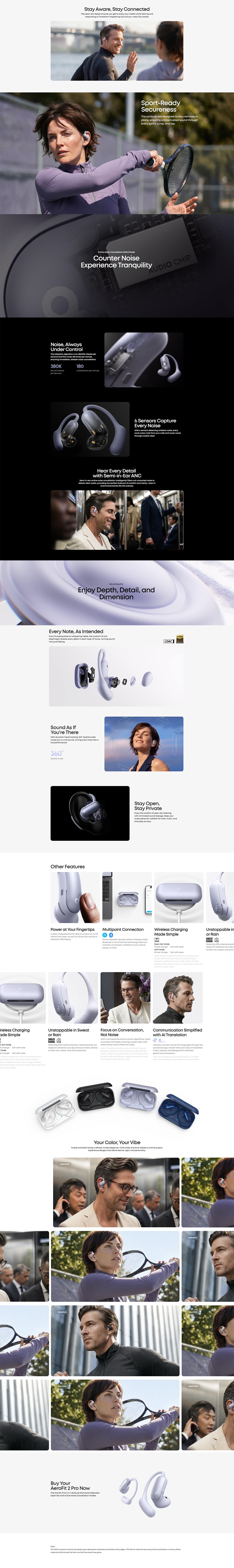 Anker Soundcore AeroFit 2 Pro 藍牙耳機