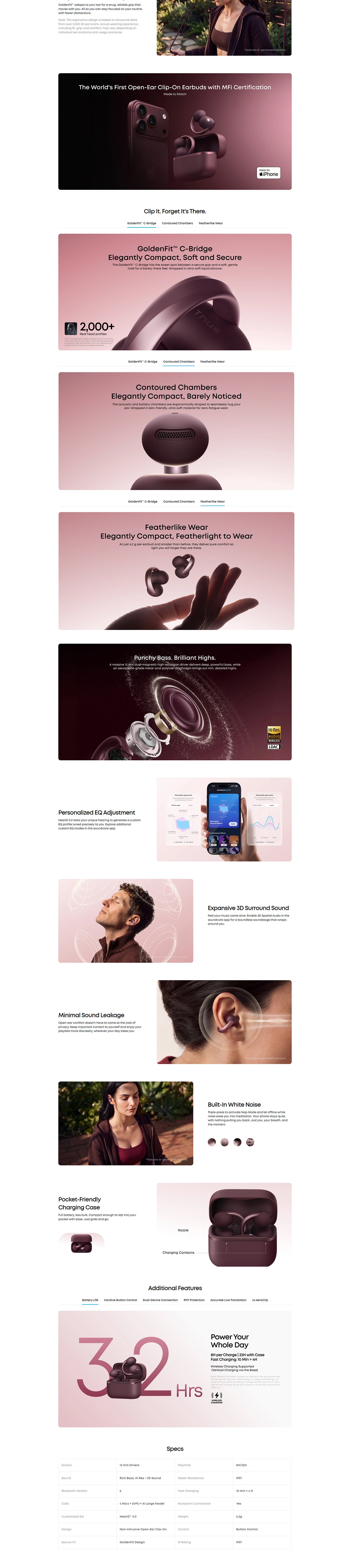 Anker Soundcore AeroClip 2 藍牙耳機