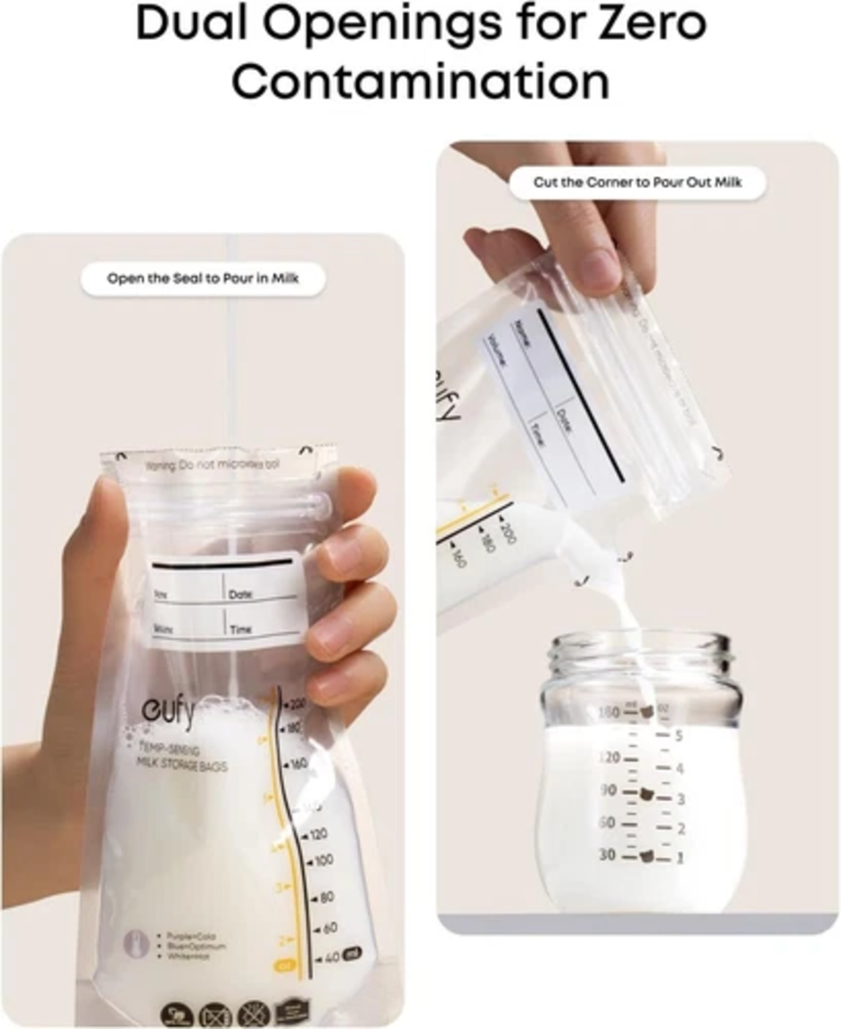 eufy 母乳儲存袋 (120 個)