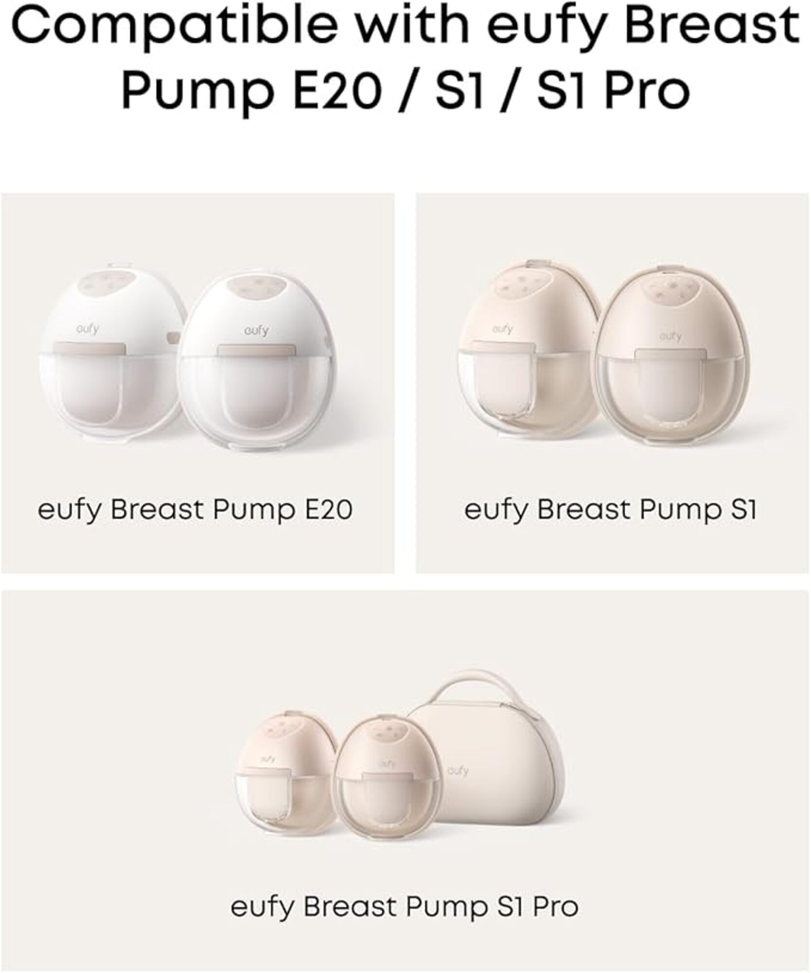 eufy Wearable Breast Pump E20/S1 Pro Original 24mm Flange (2 Pack)