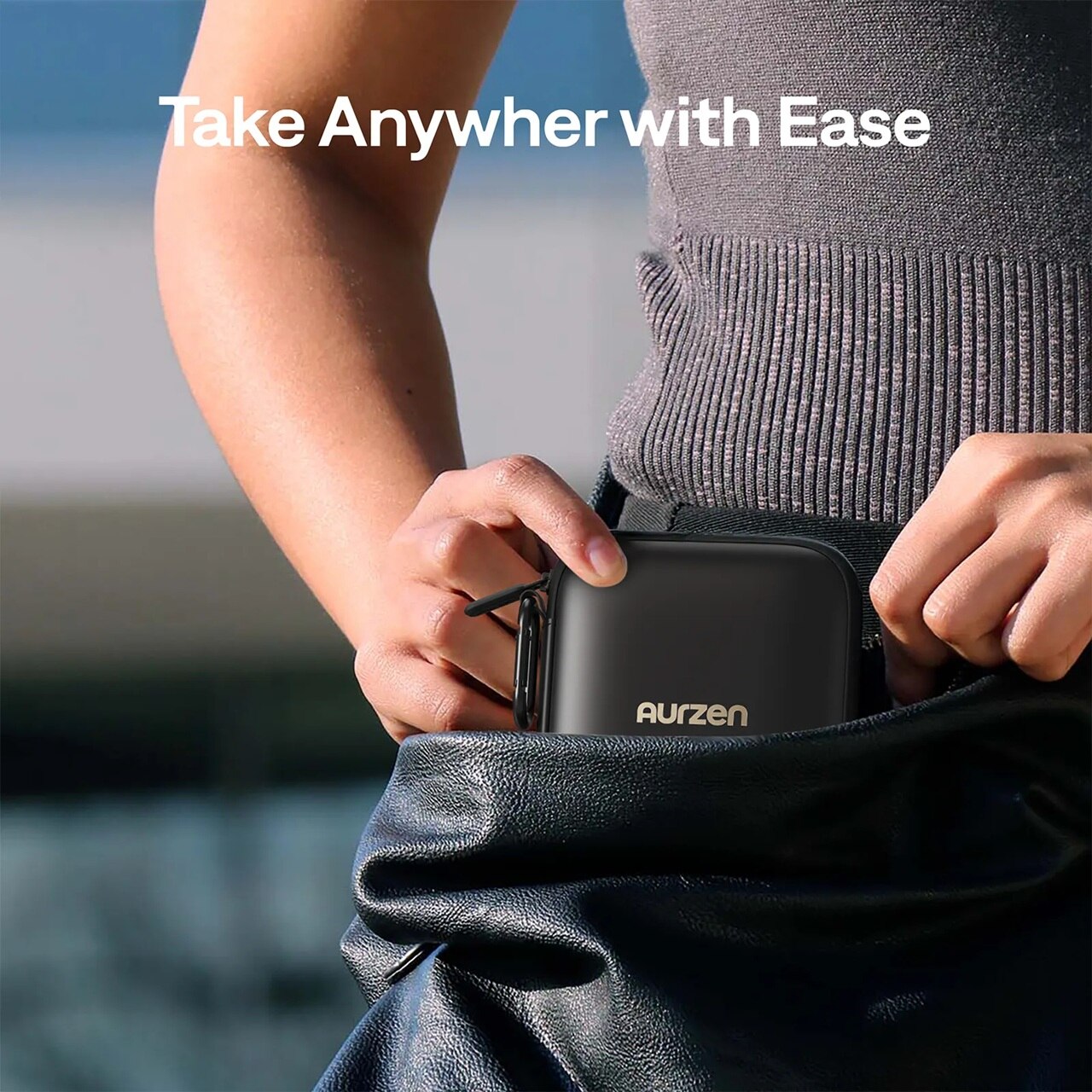 Aurzen CasePlay Compact Carrying Case for ZIP Projector