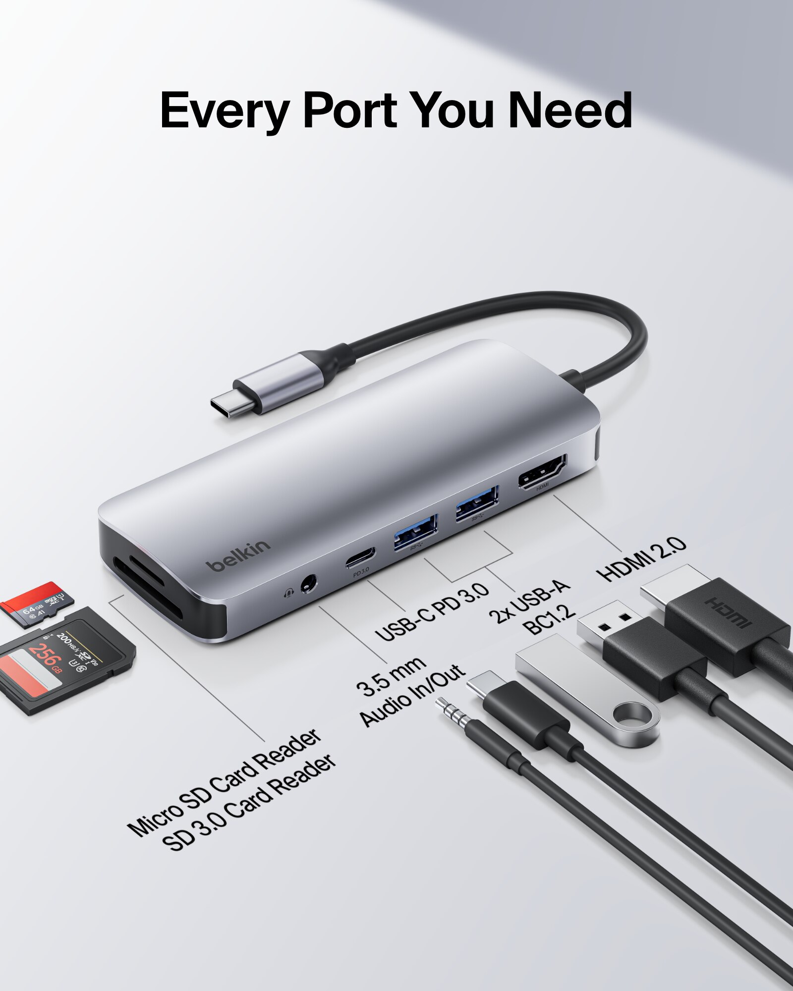 BELKIN USB-C 7-in-1 Multiport Hub