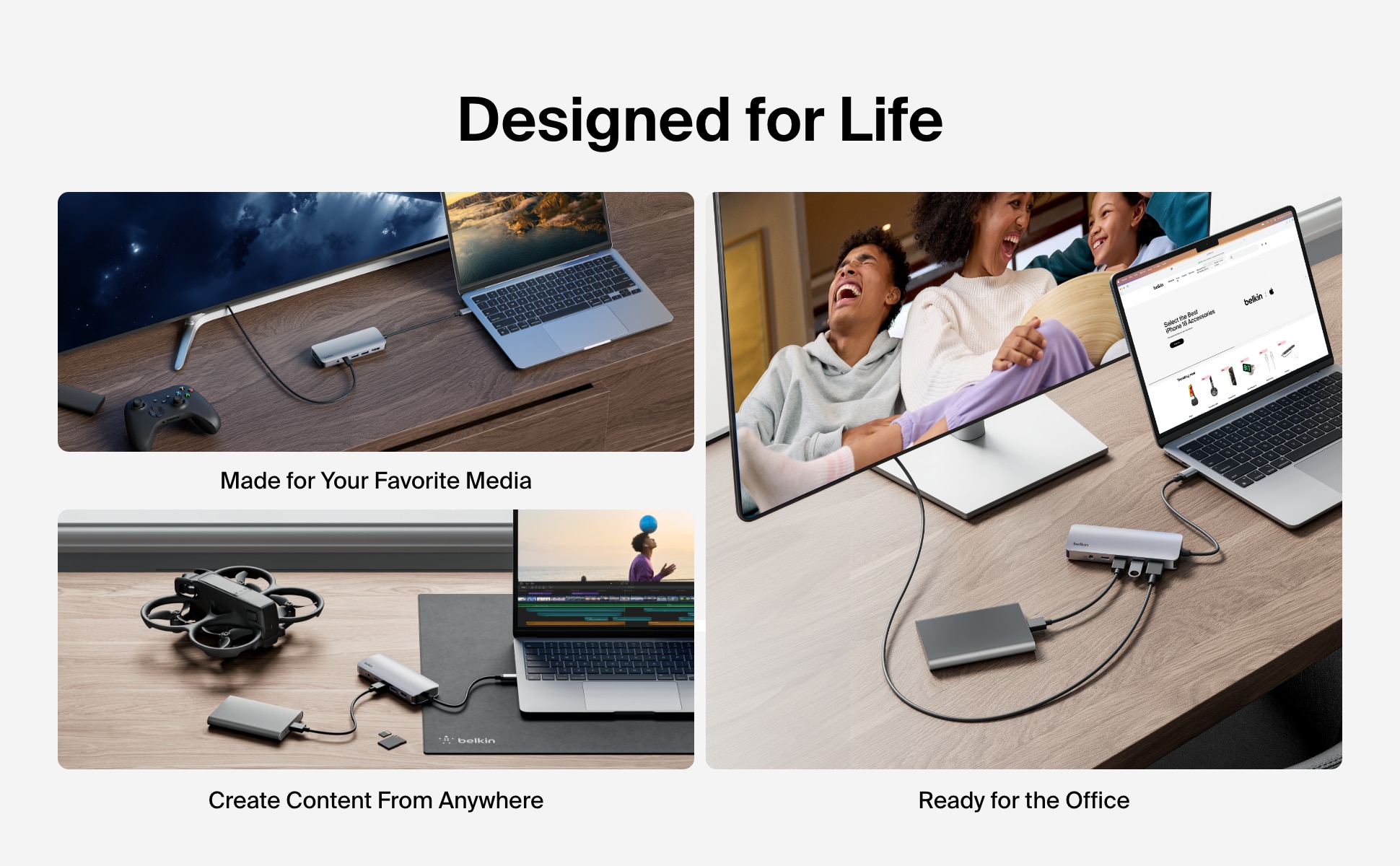 BELKIN 貝爾金 USB-C 7 合 1 多媒體集線器