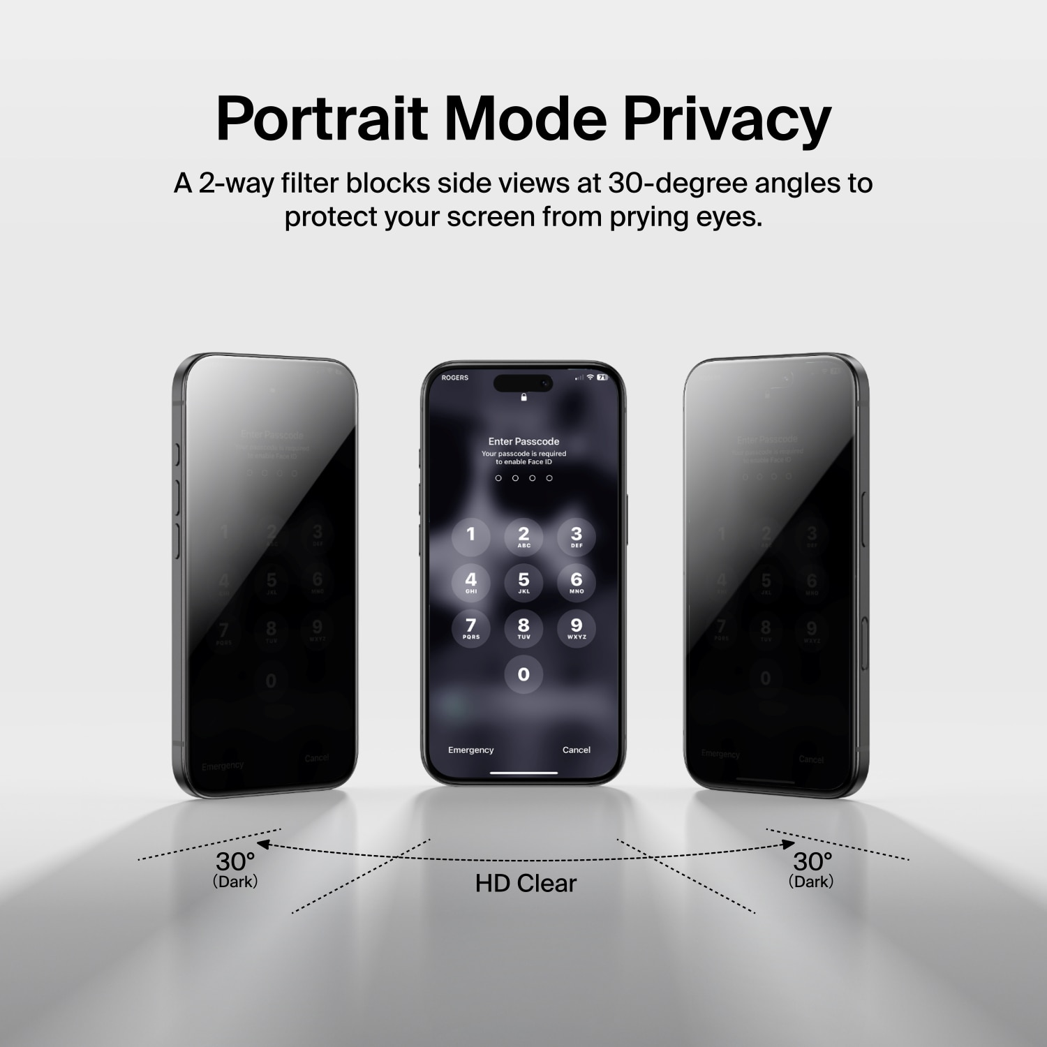 BELKIN 貝爾金 iPhone 17 Pro Max防偷窺鋼化螢幕保護貼
