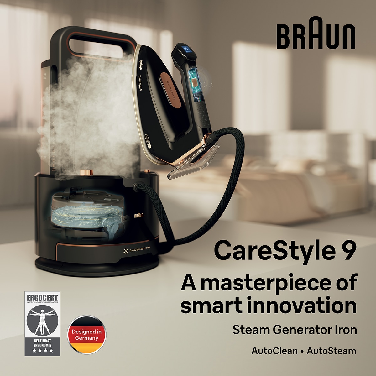 BRAUN IS9090BK CareStyle 9 Steam Generator Iron