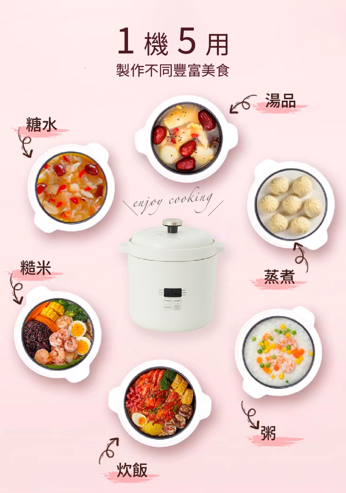 BRUNO BOE127 Mini Rice Cooker