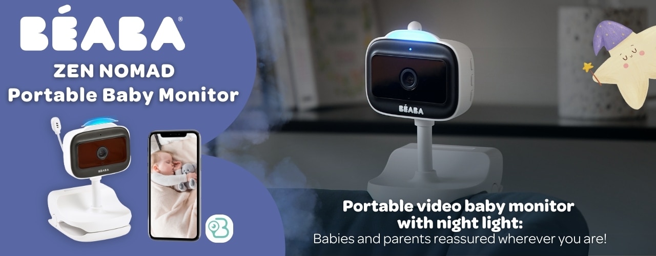 Beaba Zen Nomad Portable Full HD Baby Video Monitor USB-C