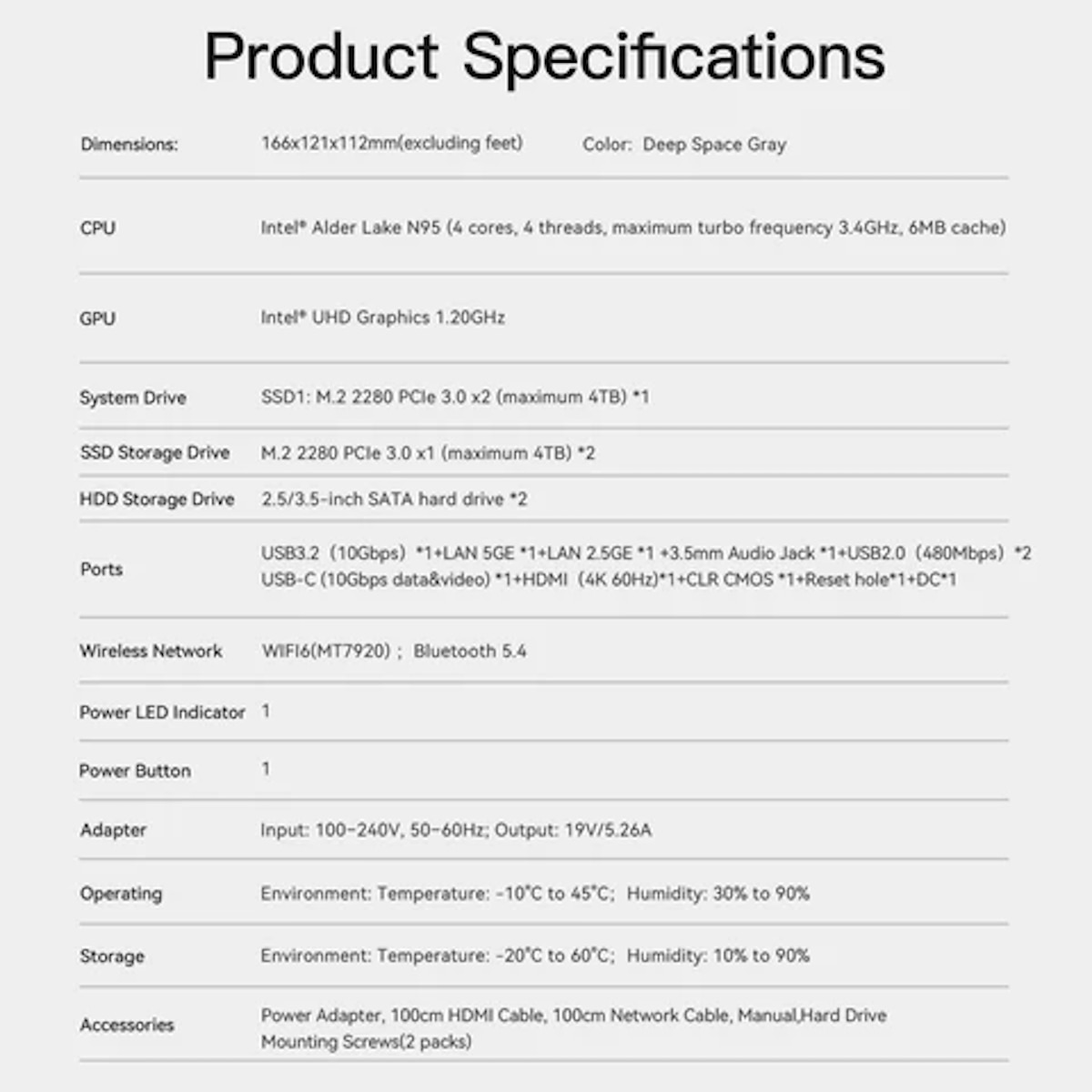 Beelink ME Pro NAS Mini PC