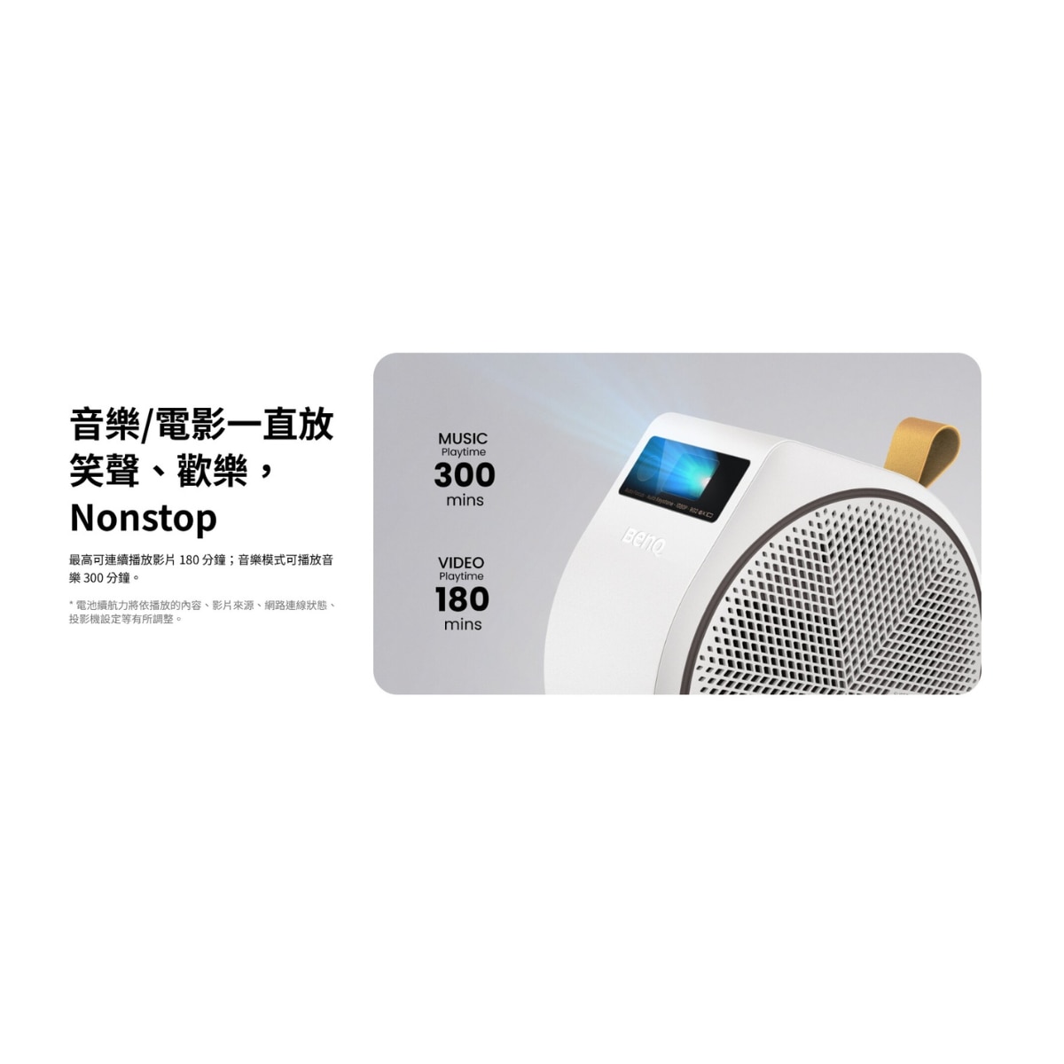 BenQ GV50 Portable Smart Laser Projector