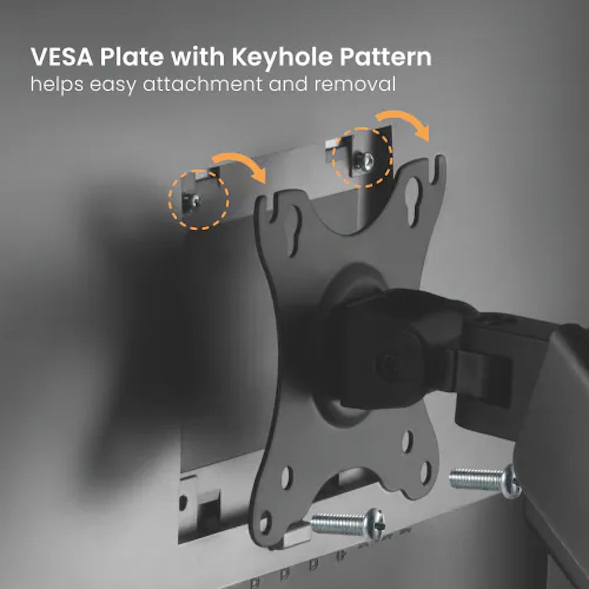 Brateck北狐 LDT46-C012 機械式簧式顯示器支架
