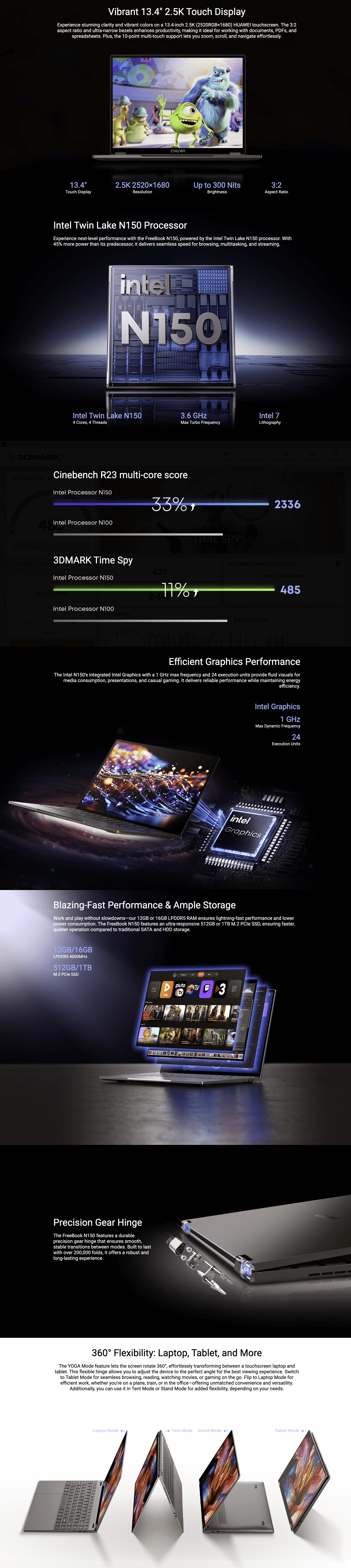 CHUWI Freebook Notebook