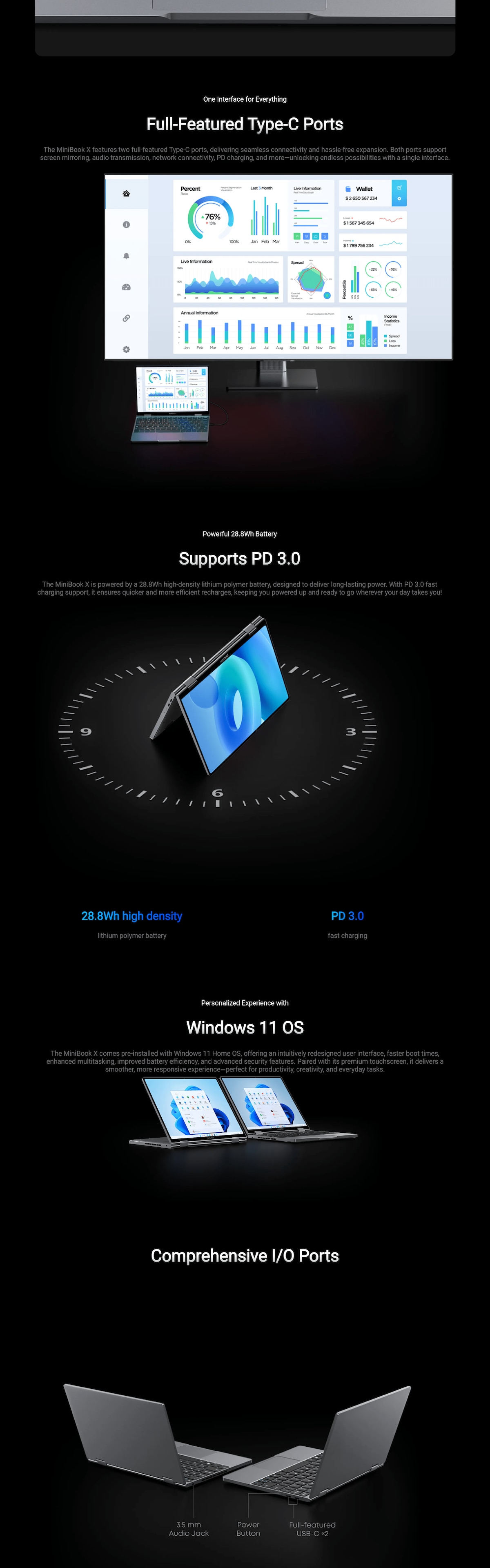 CHUWI Minibook X Notebook