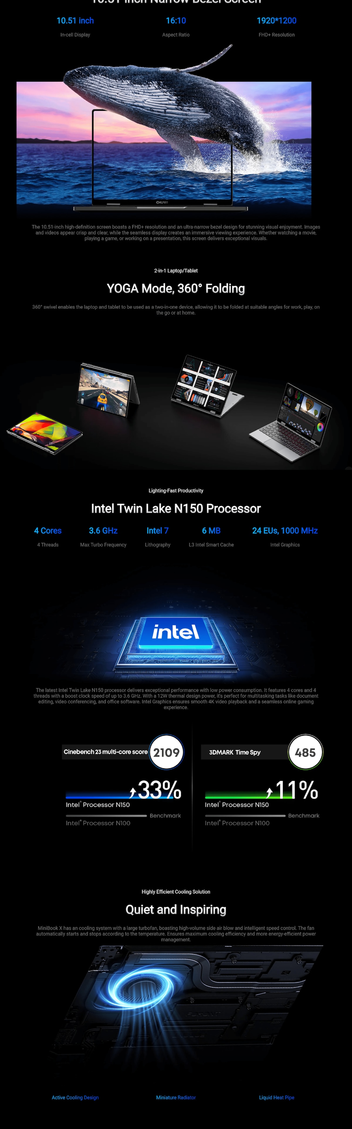 CHUWI 馳為 Minibook X 手提電腦