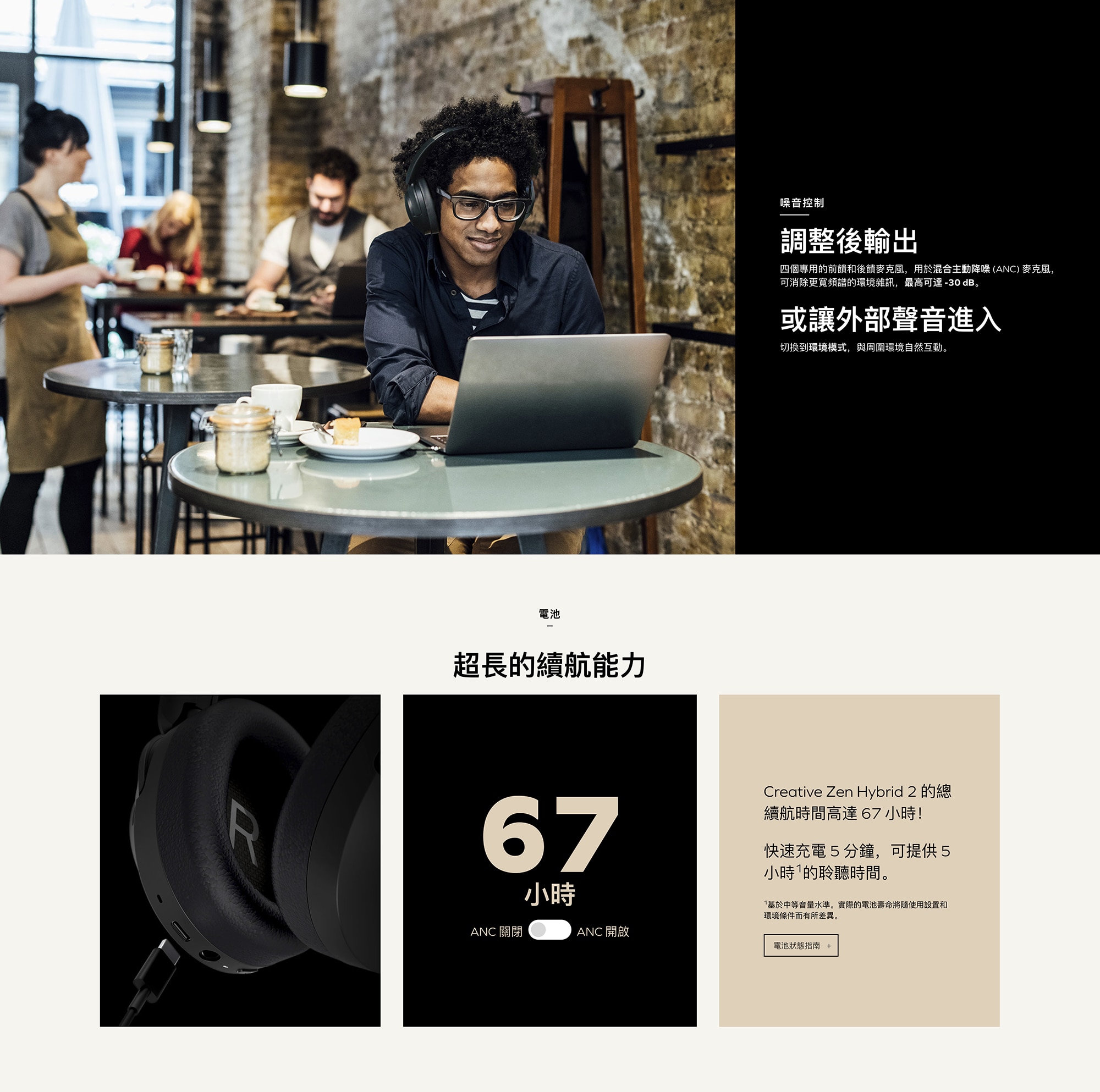 CREATIVE Zen Hybrid 2 Wireless Headphones