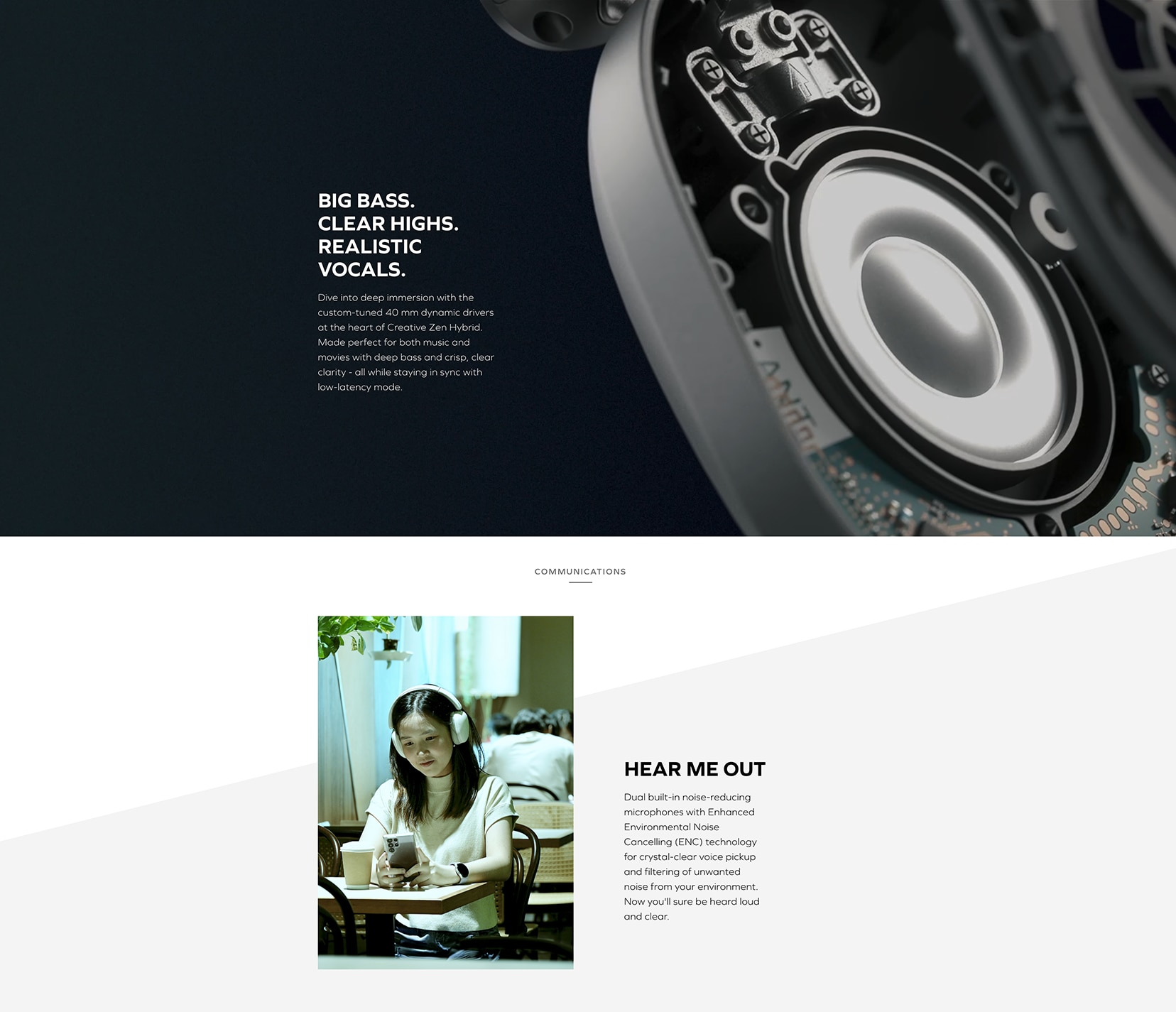 CREATIVE Zen Hybrid (Gen 2) Wireless Headphones