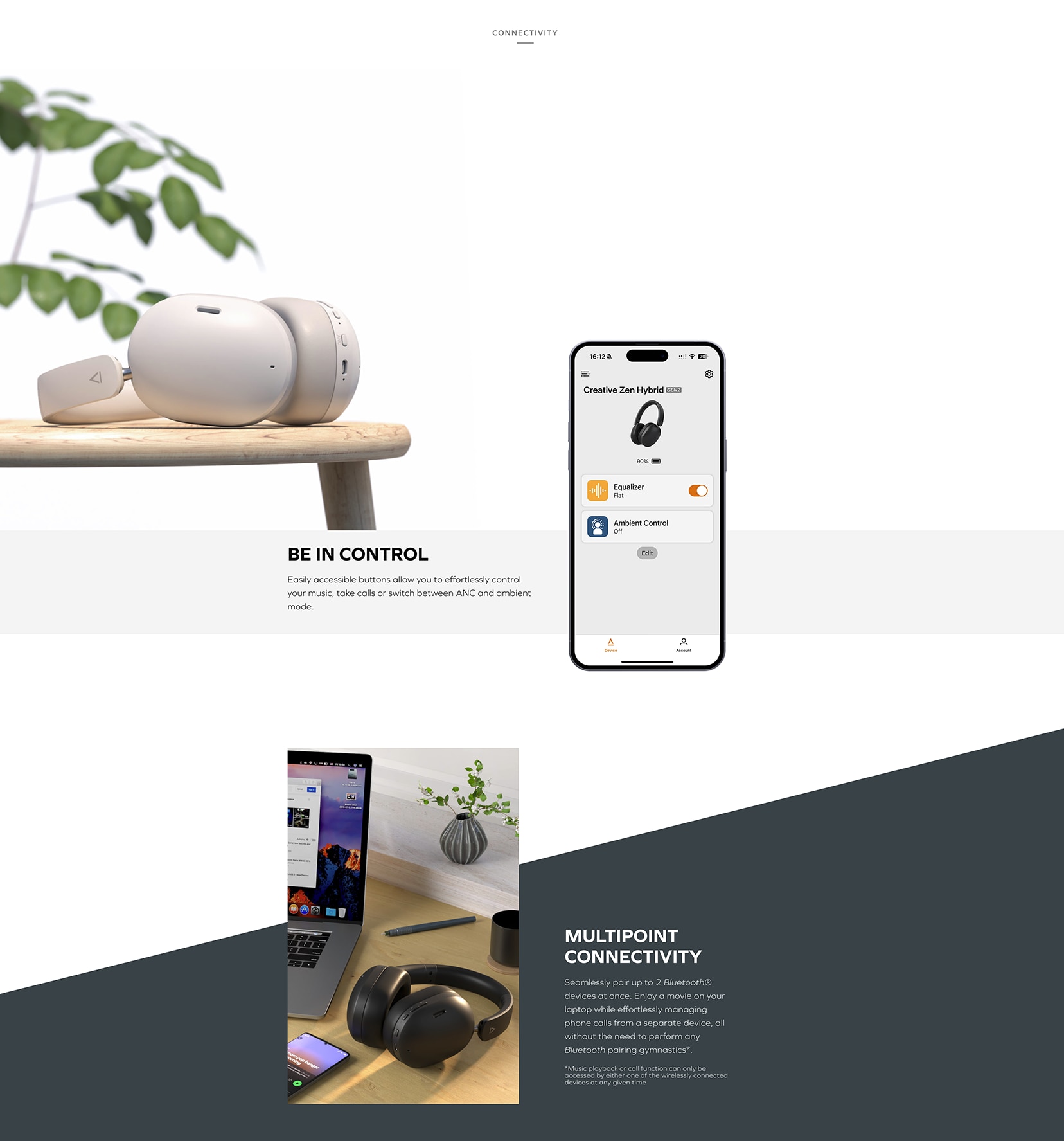 CREATIVE Zen Hybrid (Gen 2) Wireless Headphones