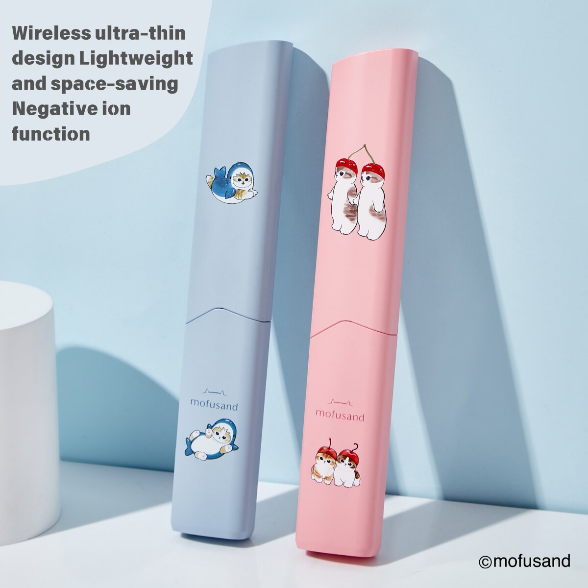 Coolean mofusand Wireless Mini Negative Ion Straightening Brush