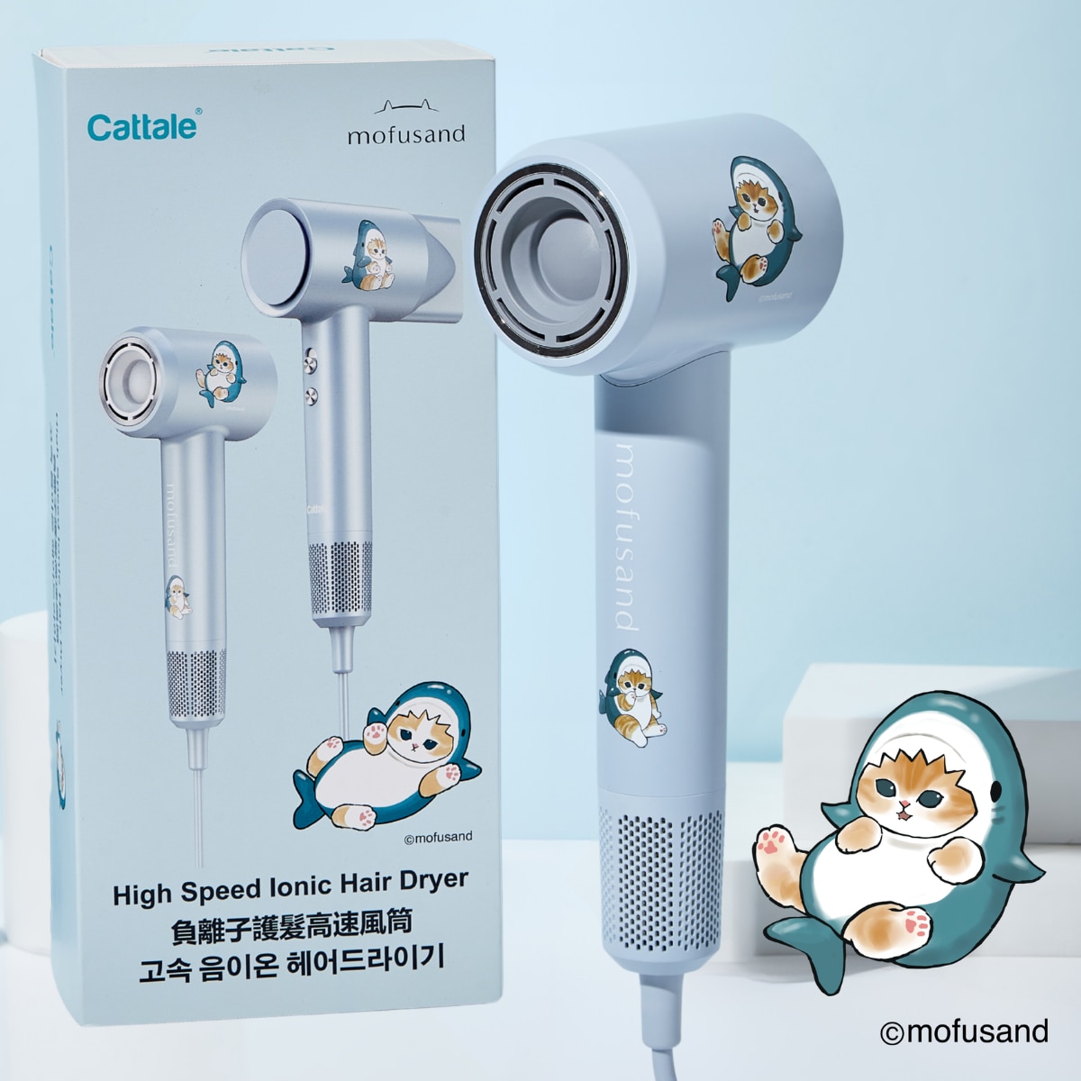 Coolean mofusand Negative Ion Hair Care High Speed ​​Hair Dryer