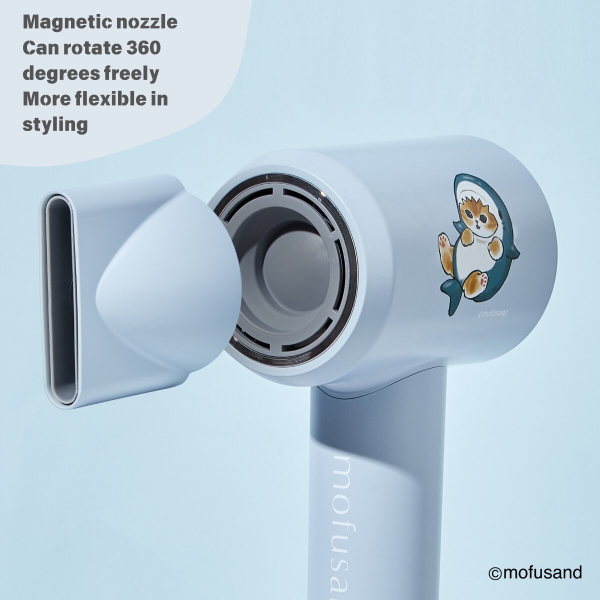 Coolean mofusand Negative Ion Hair Care High Speed ​​Hair Dryer