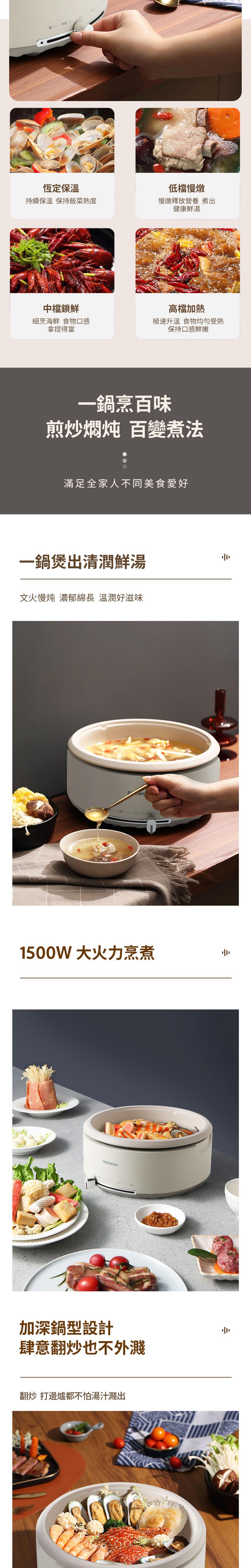 DAEWOO DYHG-4033 Multifunctional Cooking Pot