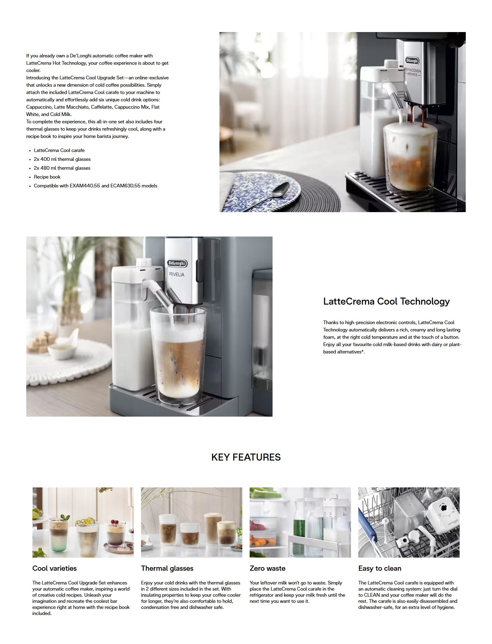 DELONGHI DLSC032 RIVELIA LATTECREMA 凍奶壺套裝