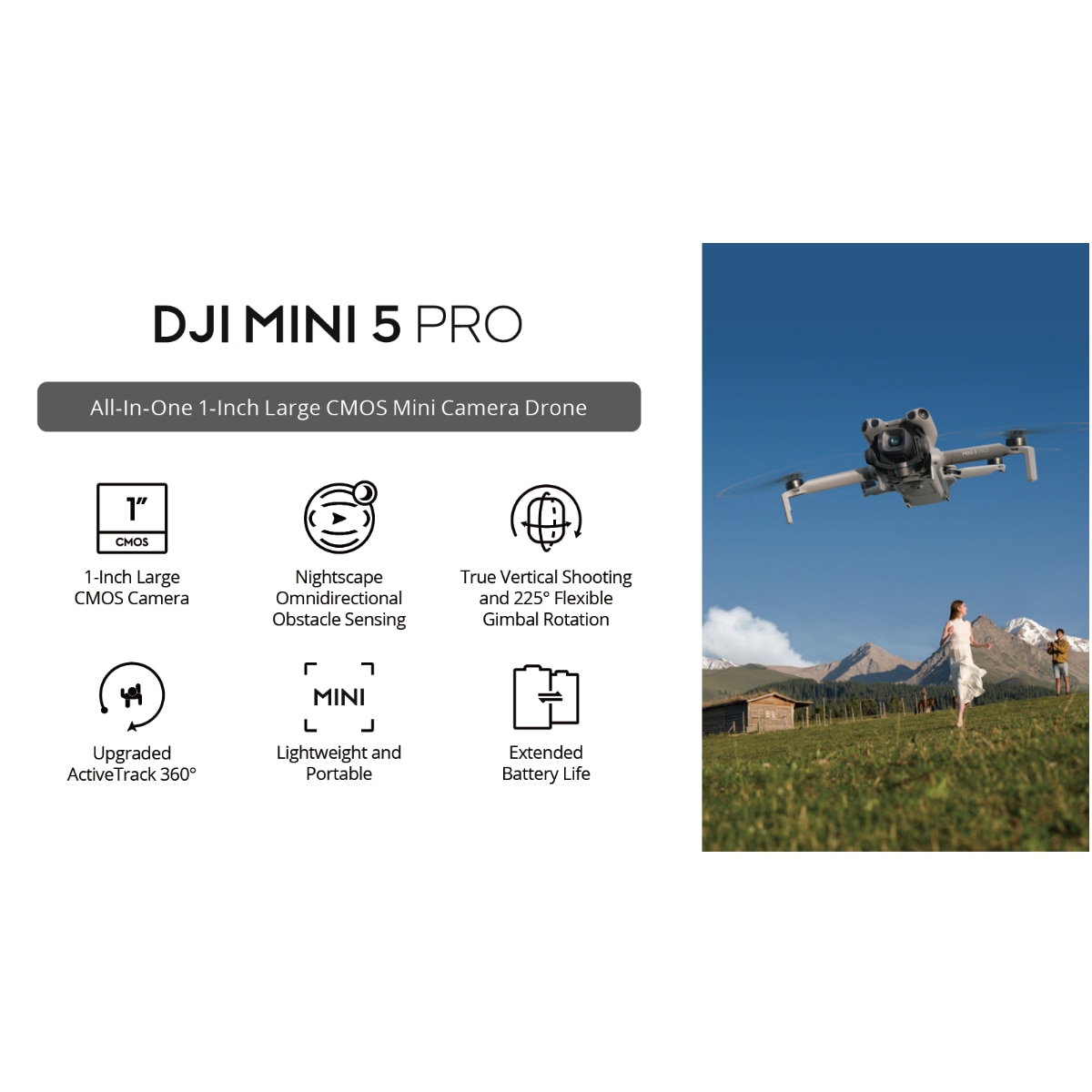 DJI 大疆 Mini 5 Pro 無人航拍機