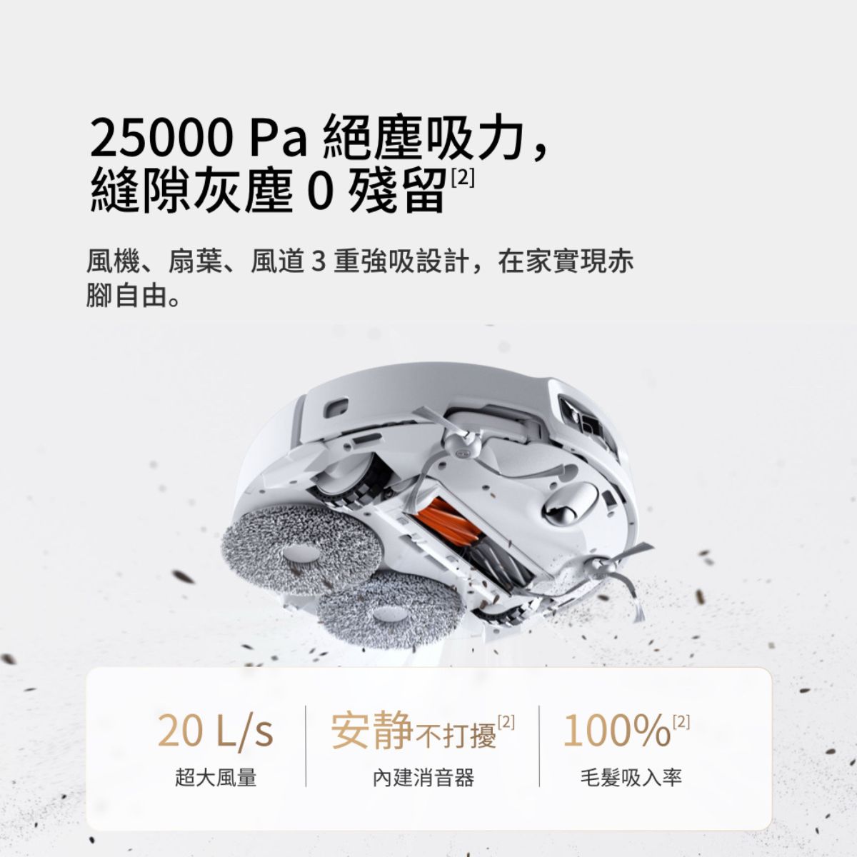 DJI 大疆 ROMO A 旗艦掃拖機器人