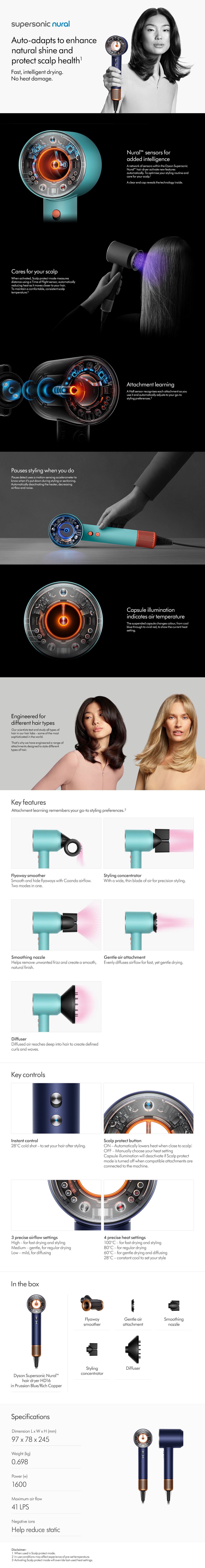 DYSON HD16 Supersonic Nural™ hair dryer