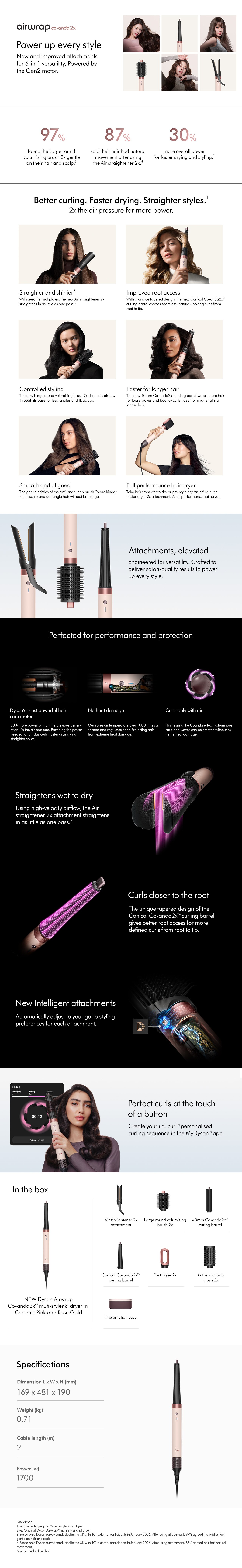 DYSON HS09 Airwrap Co-anda2x™ muti-styler & dryer